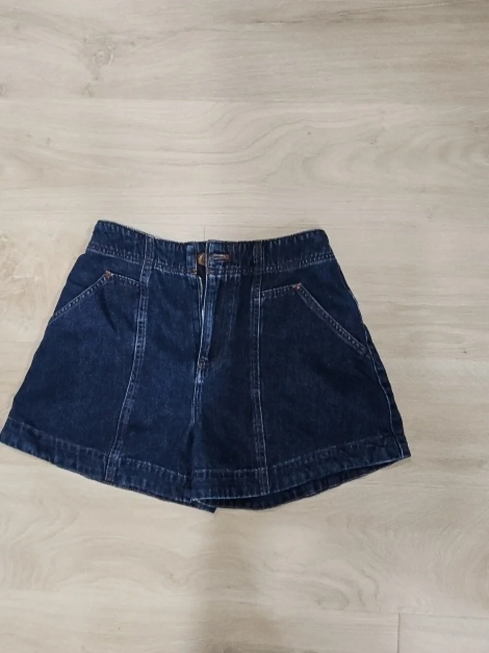 Pilcro Dark Blue Denim Shorts